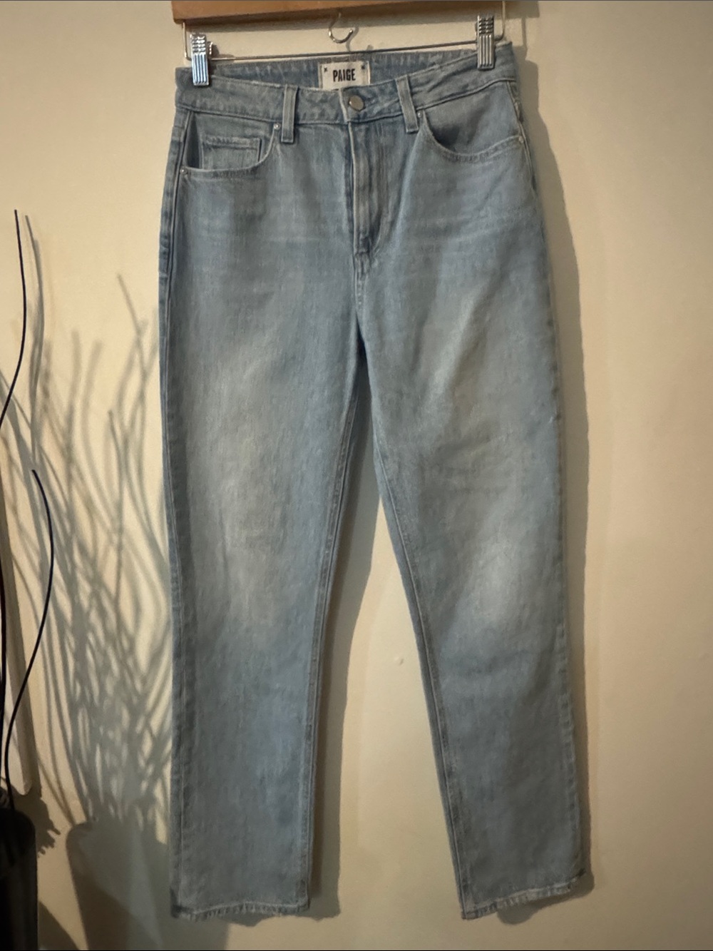 PAIGE Light Wash High-Rise Women’s Jeans